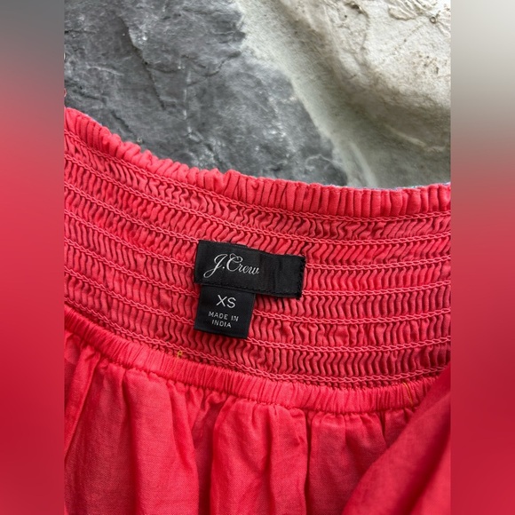 J. Crew Babydoll Midi Sundress XS Plaid Bohemian Cottagecore Preppy Country Y2K - Picture 6 of 8